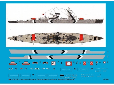 Heavy German Cruiser Deutschland-lützow, 3 Versions - zdjęcie 1
