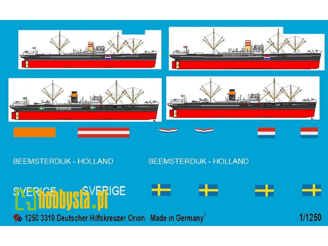 German Auxilary Cruiser Orion Dkm - zdjęcie 1