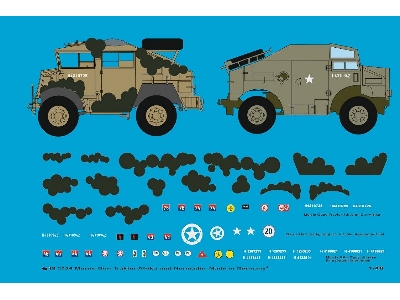 Morris Gun Tractor Africa And Normandy With Mickey Mouse Camouflage - zdjęcie 1