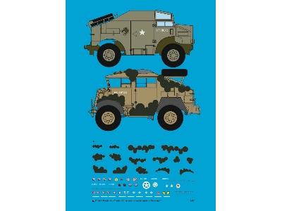 Morris Gun Tractor Africa And Normandy With Mickey Mouse Camouflage - zdjęcie 1