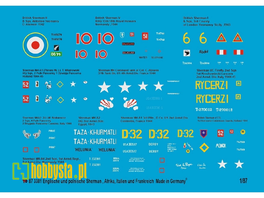 11 English And Polish Sherman In Africa, Italy And France - zdjęcie 1