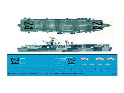 Uss Belleau Wood (Cvl-24 ) Task Group 38, 4 Of Task Force 38 During August 1944 - zdjęcie 1