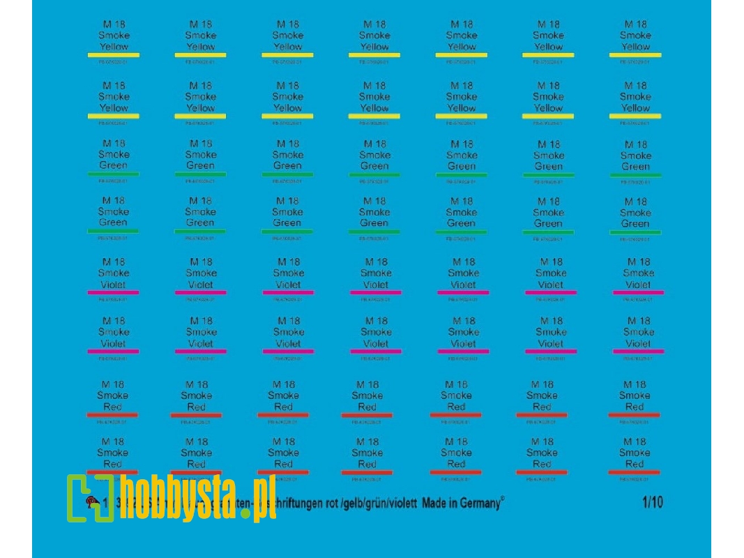 Us Army Smoke Grenades Markings - zdjęcie 1