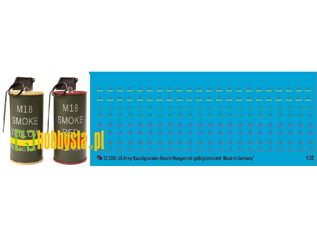 Us Army Smoke Grenades Markings - zdjęcie 1