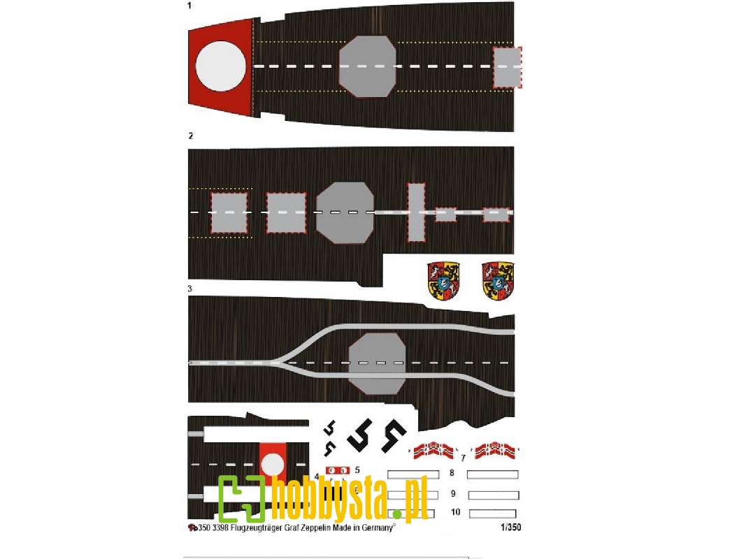 German Aircraft Carrier Graf Zeppelin With Wooden Deck - zdjęcie 1