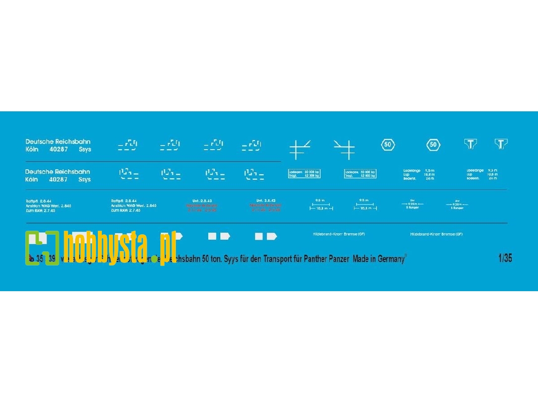 Four-axis Heavy Duty Flated For Panther Tank Transport - zdjęcie 1