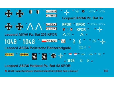 4 Leopard Tanks 2 A5/A6 Germany, Poland, Netherlands - zdjęcie 1