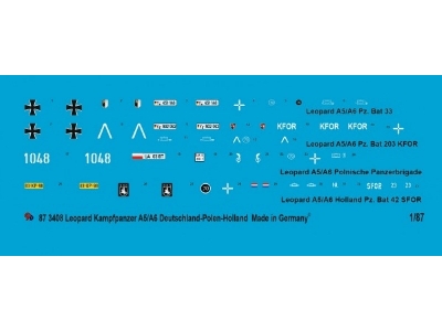 4 Leopard Tanks 2 A5/A6 Germany, Poland, Netherlands - zdjęcie 1