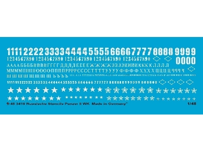 Russian Tank Stencils Ii World War In White - zdjęcie 1