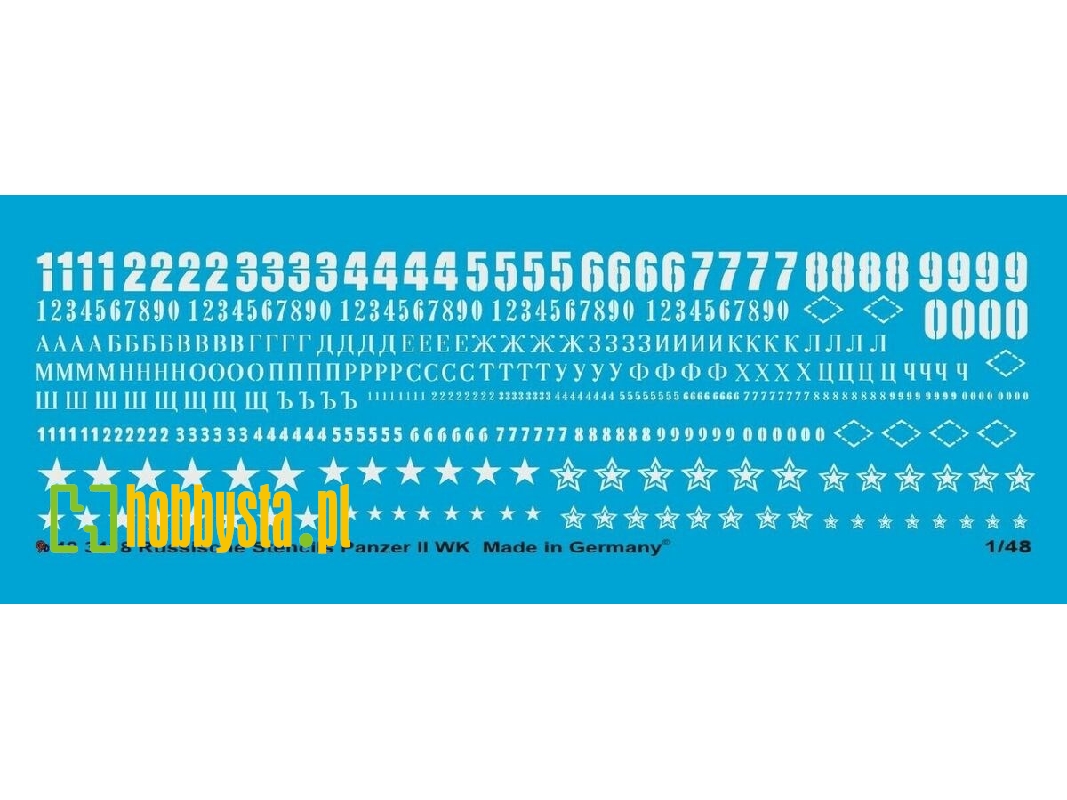 Russian Tank Stencils Ii World War In White - zdjęcie 1