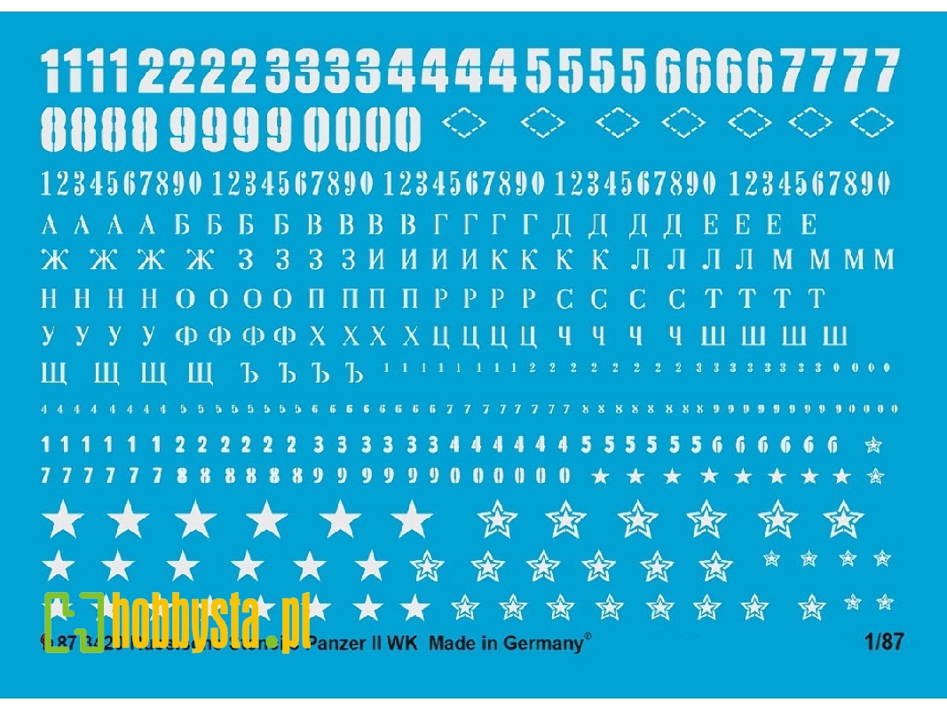 Russian Tank Stencils Ii World War In White - zdjęcie 1