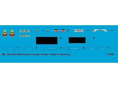 Sms Kleiner Kreuzer Emden Imperial Navy - zdjęcie 1