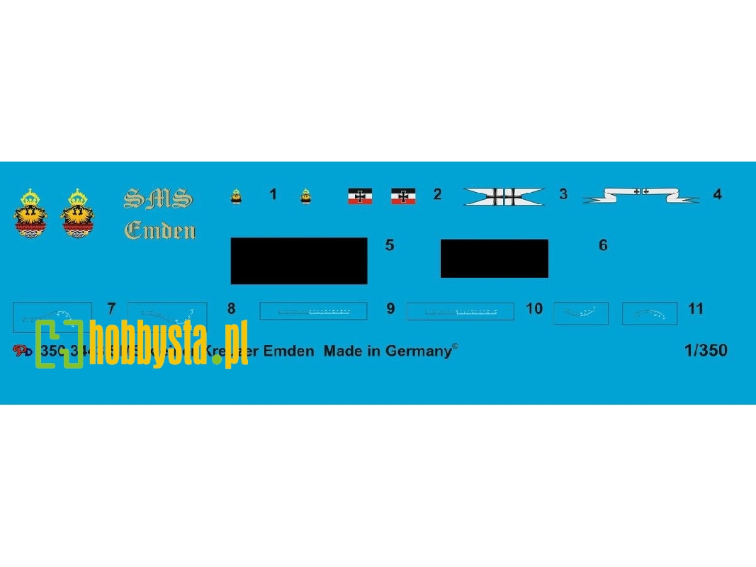 Sms Kleiner Kreuzer Emden Imperial Navy - zdjęcie 1
