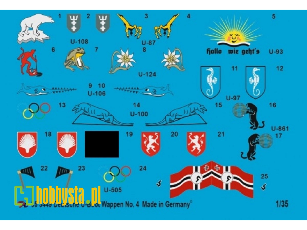 Deutsche U-boot Conning Tower Insignia No. 4 - zdjęcie 1