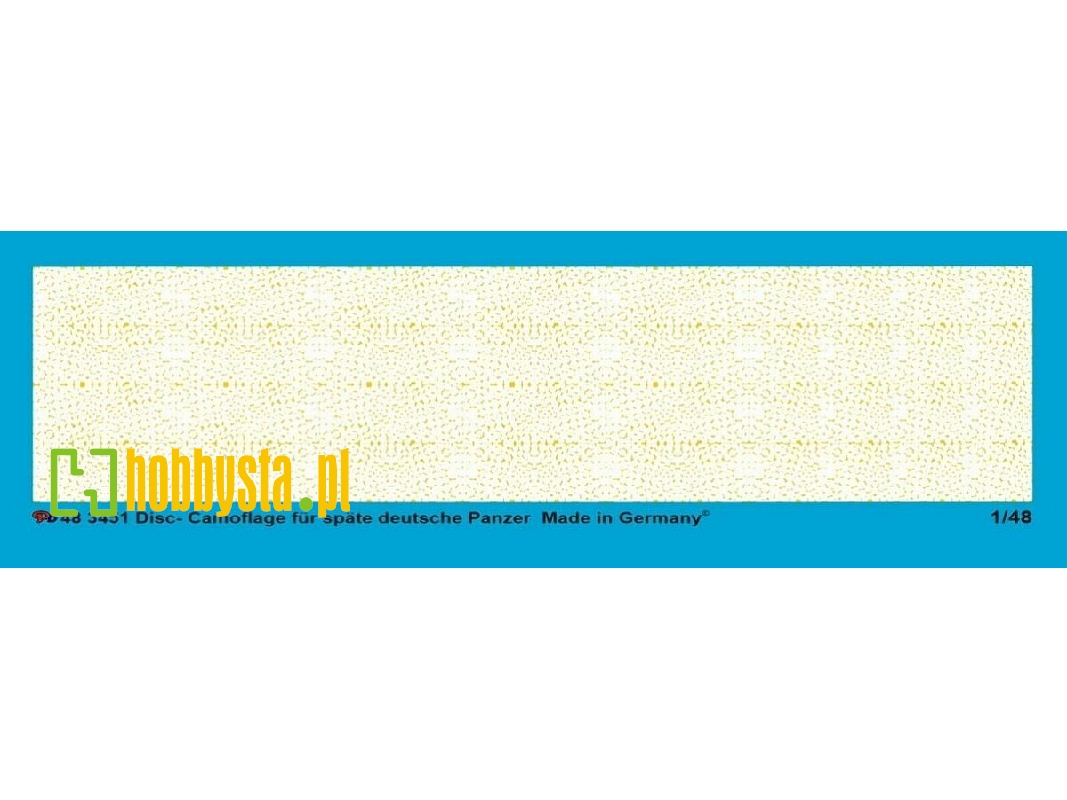 Man Disc Camouflage For Late German Tanks - zdjęcie 1
