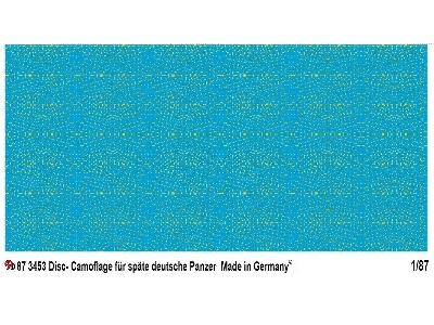 Man Disc Camouflage For Late German Tanks - zdjęcie 1
