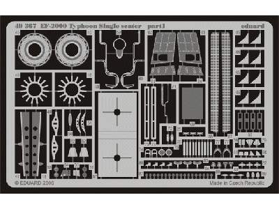  EF-2000 Typhoon Single Seater 1/48 - Revell - blaszki - zdjęcie 3