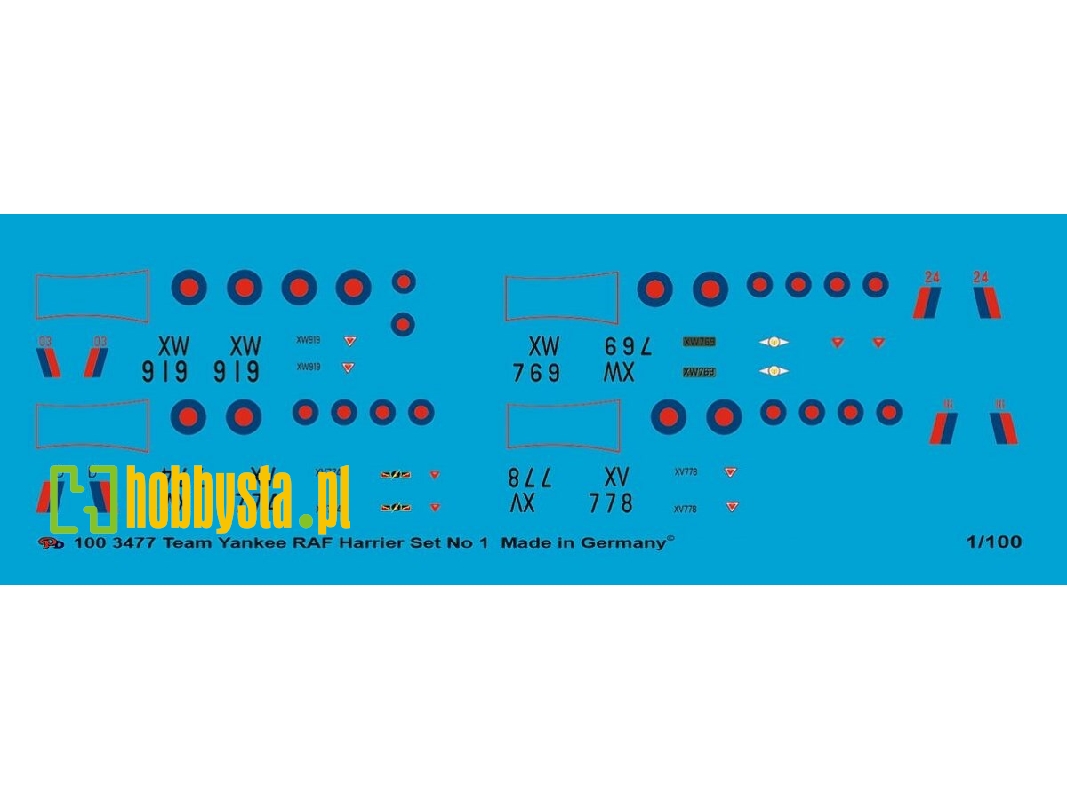Team Yankee 4 Harrier Set No. 1 - zdjęcie 1