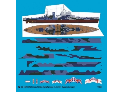 Hms Prince Of Wales Body Camouflage 10.12.1941 - zdjęcie 1