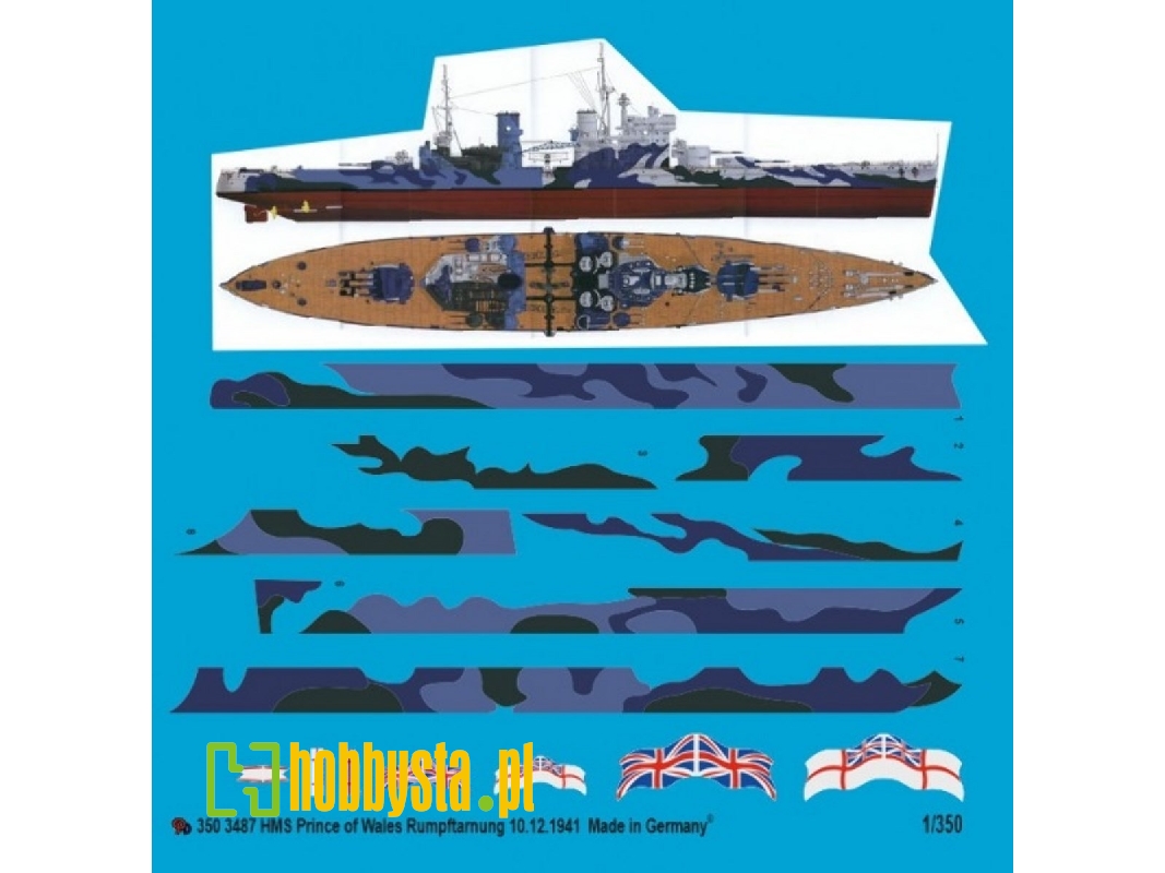 Hms Prince Of Wales Body Camouflage 10.12.1941 - zdjęcie 1
