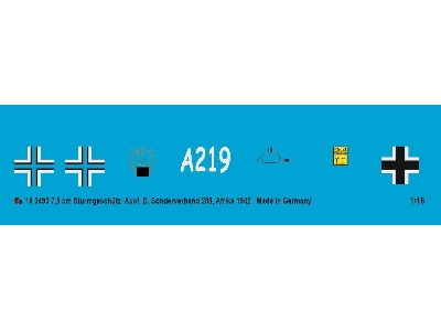 7,5 Cm Sturmgeschütz Ausf. D, Sonderverband 288, Africa 1942 - zdjęcie 1