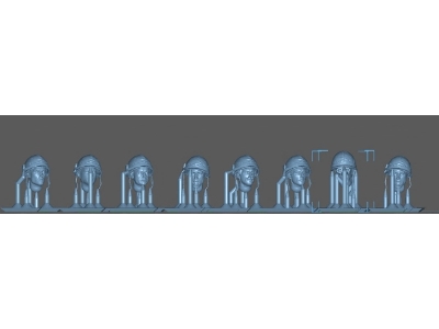 Us Soldier Heads Vietnam War (8 Pcs) - zdjęcie 1