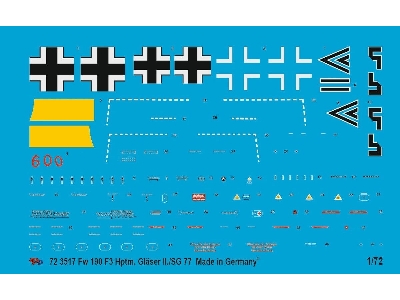 Fw 190 F3 Hptm Gläser Ii.Sg 77 - zdjęcie 1