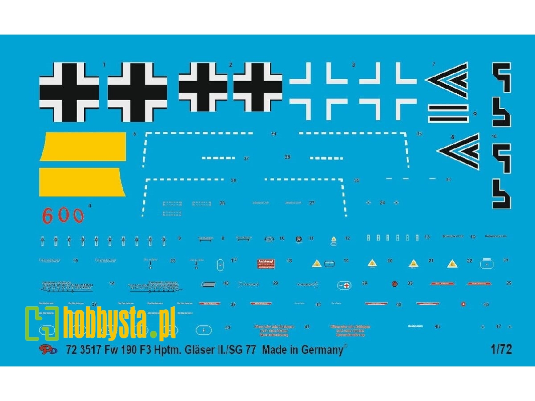 Fw 190 F3 Hptm Gläser Ii.Sg 77 - zdjęcie 1