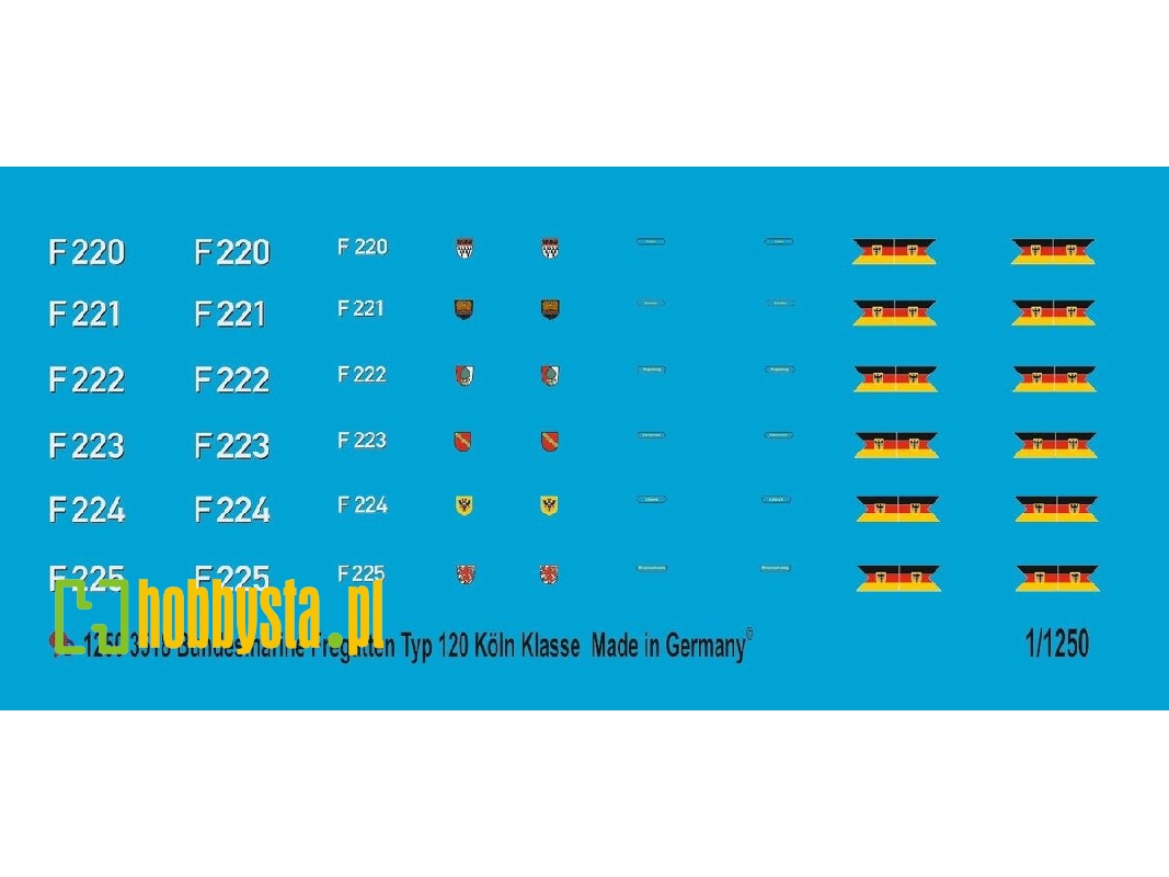 German Modern Navy Frigates Type 120 Köln Class - zdjęcie 1