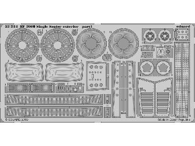  EF-2000 Typhoon Single Seater exterior 1/32 - Trumpeter - blasz - zdjęcie 2