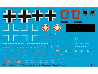 Fw 190 A-7 Major Heinz Bär With 200 Kill Marks - zdjęcie 1