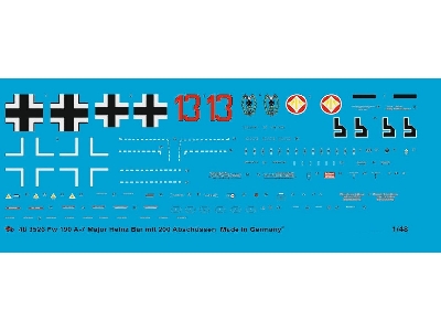 Fw 190 A-7 Major Heinz Bär With 200 Kill Marks - zdjęcie 1