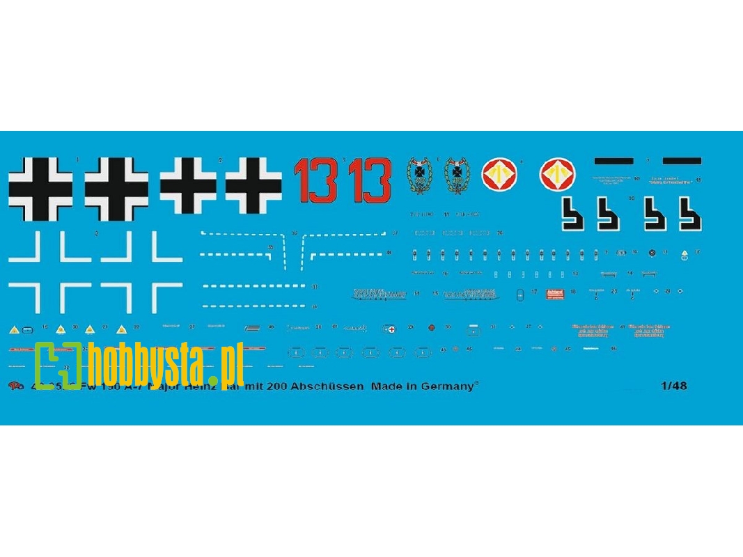 Fw 190 A-7 Major Heinz Bär With 200 Kill Marks - zdjęcie 1