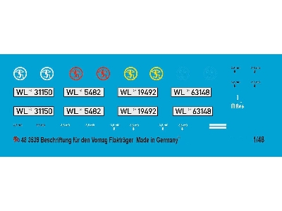 Markings For The Vomag Anti Aircraft Carrier - zdjęcie 1