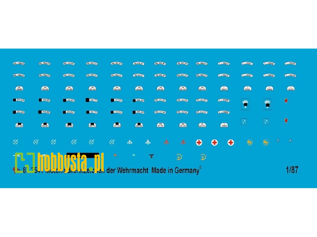 Motorbike Licence Plates Of The German Army - zdjęcie 1