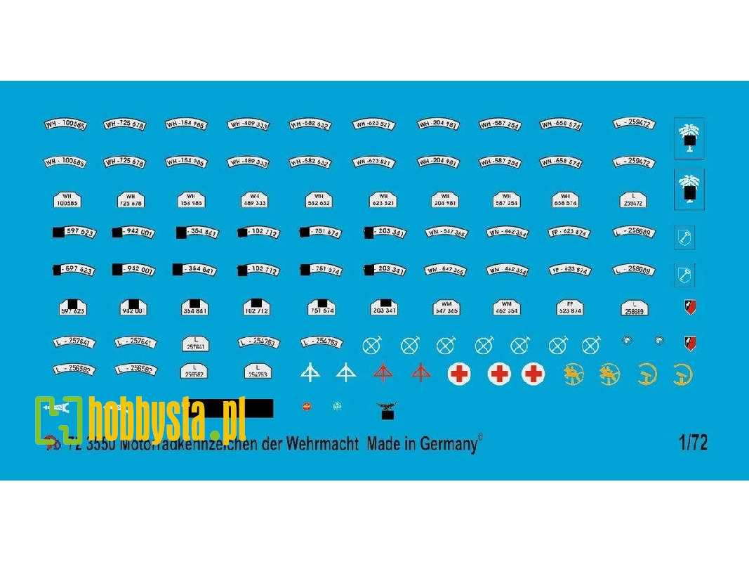 Motorcycle Number Plates For German Motorbikes - zdjęcie 1