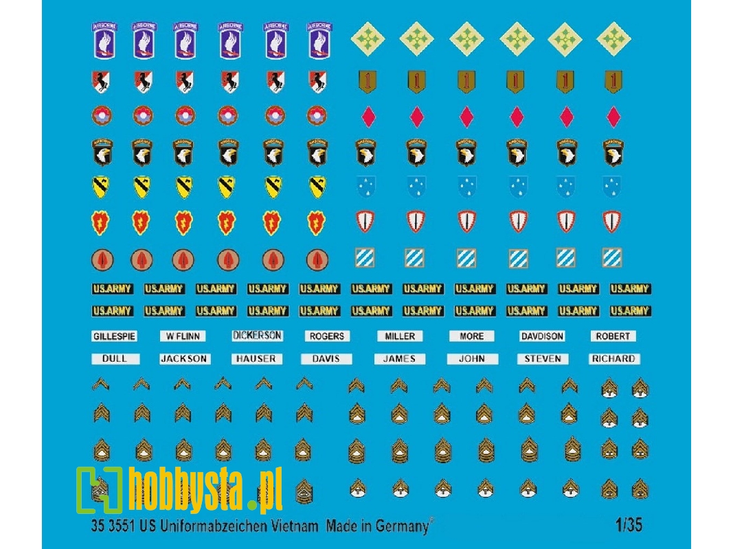 Us Uniform Insignia Vietnam War - zdjęcie 1