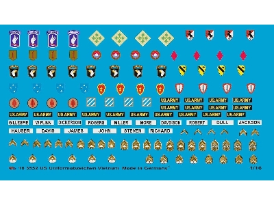 Us Uniform Insignia Vietnam War - zdjęcie 1