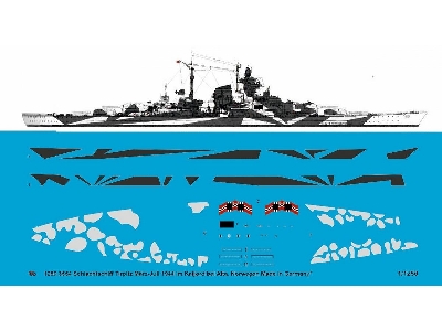 Battleship Tirpitz March-july 1944 - Kafjord Near Alta, Norway - zdjęcie 1