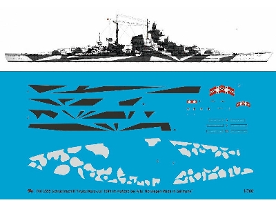 Battleship Tirpitz March-july 1944 - Kafjord Near Alta, Norway - zdjęcie 1