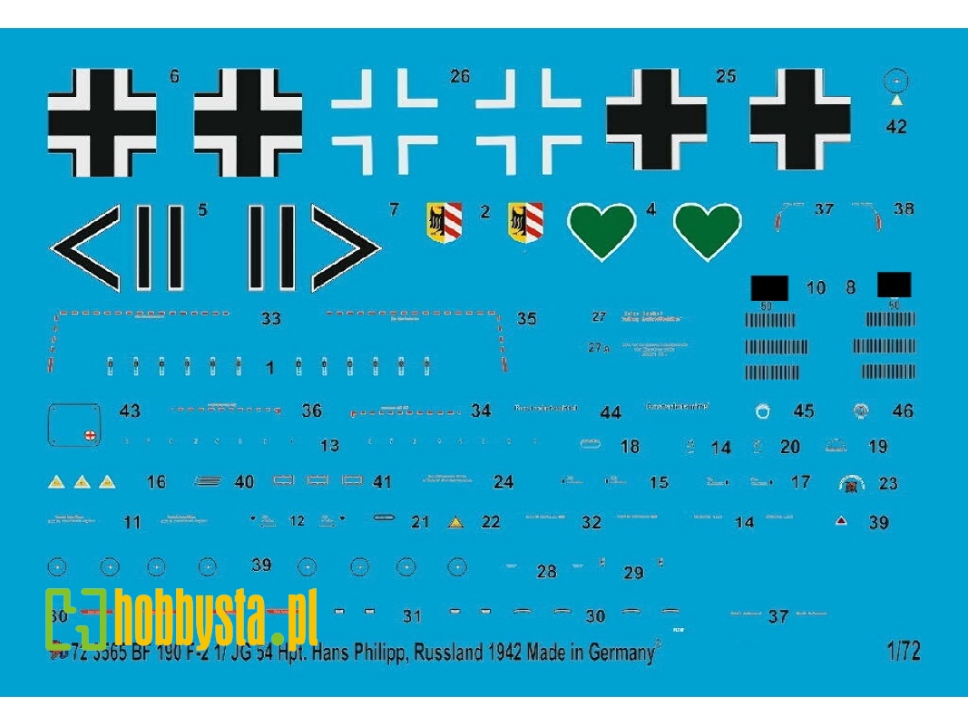 Bf-109 F-2 1./Jg 54 Hauptmann Hans Philipp, Russia Winter 1942 - zdjęcie 1