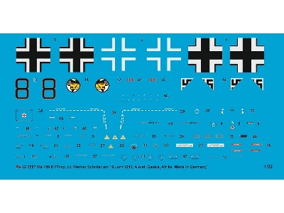 Bf 109 E-7 Trop Lt. Werner Schröer 19.07.1941, Ain El. Gazala, Africa Jg 27 - zdjęcie 1