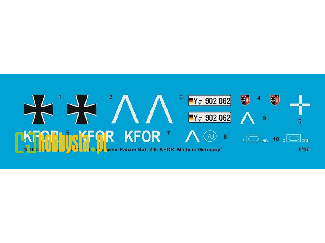 Leopard 2 A5/A6 Armored Bat 203 Bundeswehr Kfor - zdjęcie 1