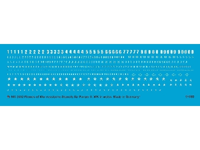 Flames Of War Russian Stencils In White - zdjęcie 1