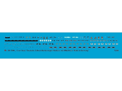"cruel Seas" German S-boot Markings North Sea And Baltic Sea - zdjęcie 1
