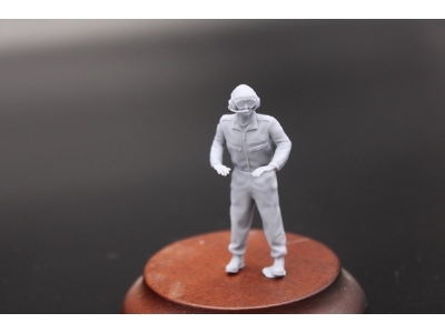 Bundeswehr Tank Crewmember Standing In The Turret With Tankhelmet And Decalsheet - zdjęcie 2