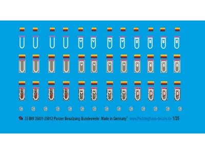 Bundeswehr Crewmembers For Marder (2 Figures, 1 Half-figure And Decalsheet) - zdjęcie 2