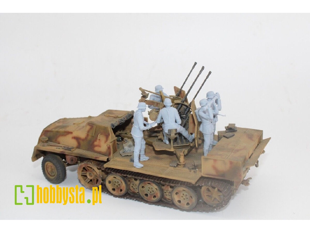 German Luftwaffe 2cm Flak/Vierling Crew (6 Figures) - zdjęcie 1