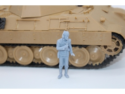 German Wwii Tank Commander With Binocular - zdjęcie 2