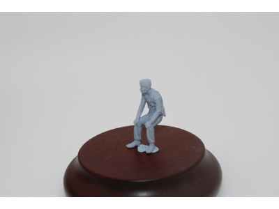 German Wwii Tank Crew Member Sitting - zdjęcie 2